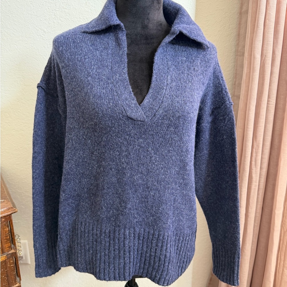Maurices Deep Blue V-Neck Sweater
